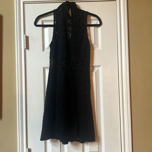 Show Me Your Mumu Black Lace Mini Dress